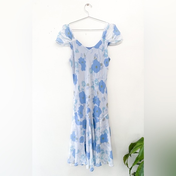 Vintage Dresses & Skirts - Vintage Sharon Max - Floral Maxi Dress - L/XL